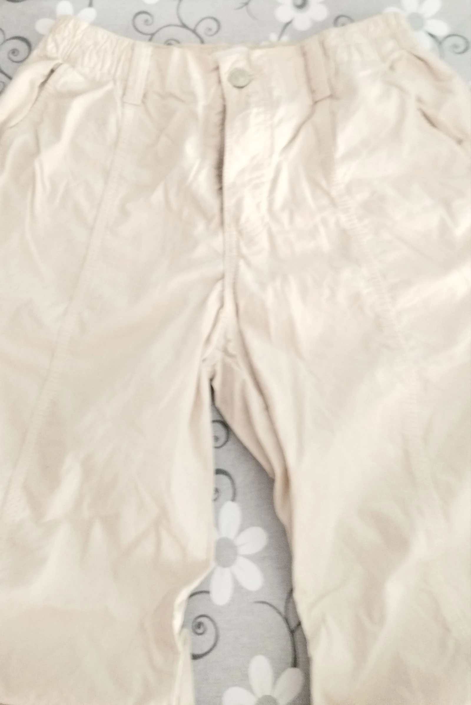 Calça cargo larga / paraquedas bege com bolsos – photo 5
